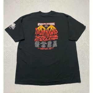 Vintage 2002 Hanes Heavyweight Nighthawks 2nd Platoon Fort Sill OK T-Shirt XL